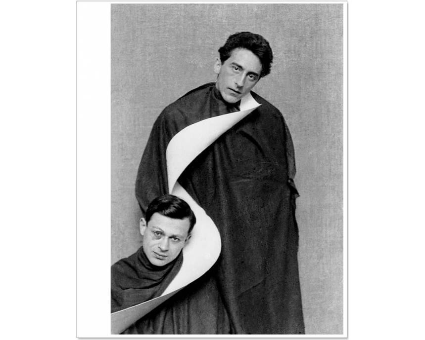 Jean Cocteau et Tristan Tzara